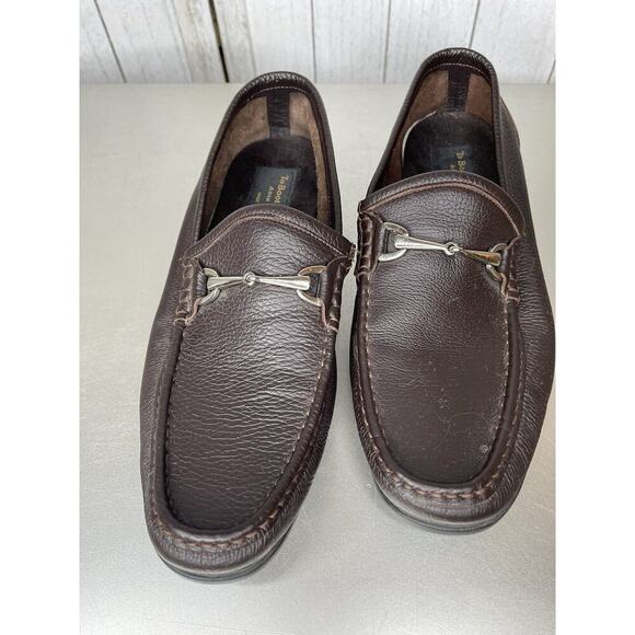 To Boot New York Adam Derrick HorseBit Loafer Brown Size 10.5 Leather - Picture 2 of 6